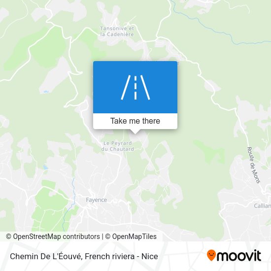 Chemin De L'Éouvé map