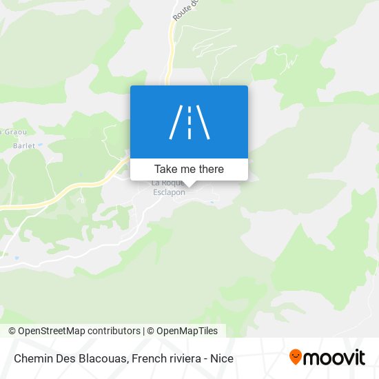 Chemin Des Blacouas map