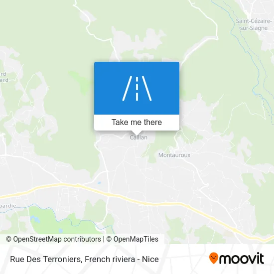 Rue Des Terroniers map
