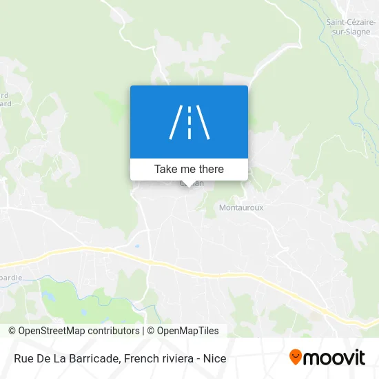 Rue De La Barricade map