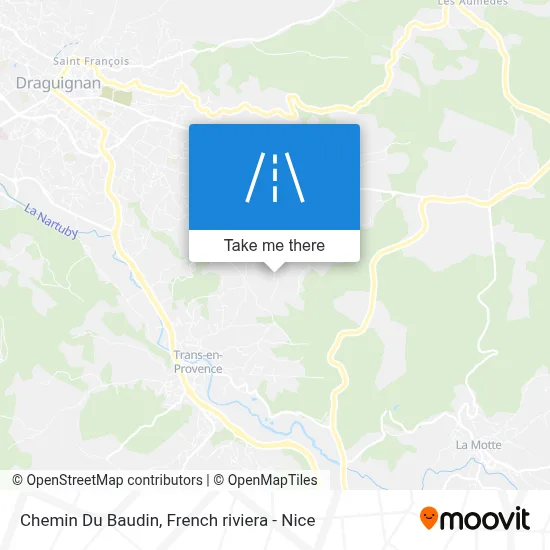 Chemin Du Baudin map