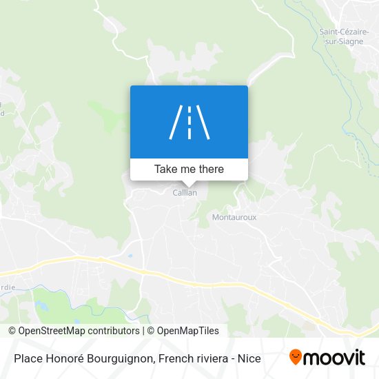 Place Honoré Bourguignon map