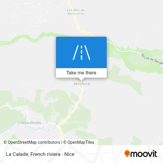 La Calade map