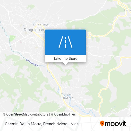 Chemin De La Motte map