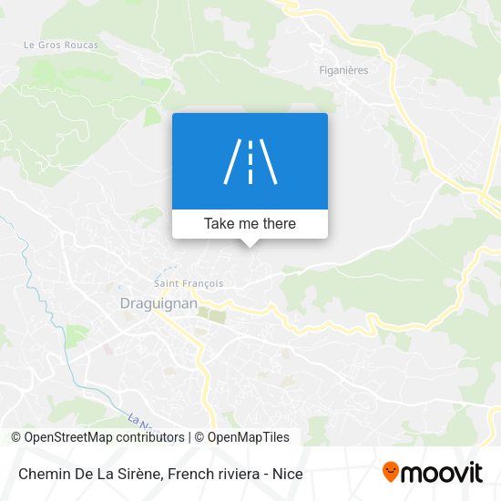Chemin De La Sirène map