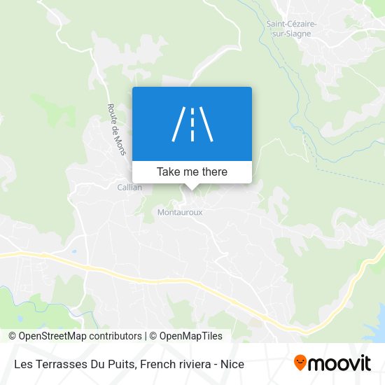 Les Terrasses Du Puits map