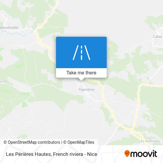 Les Périères Hautes map