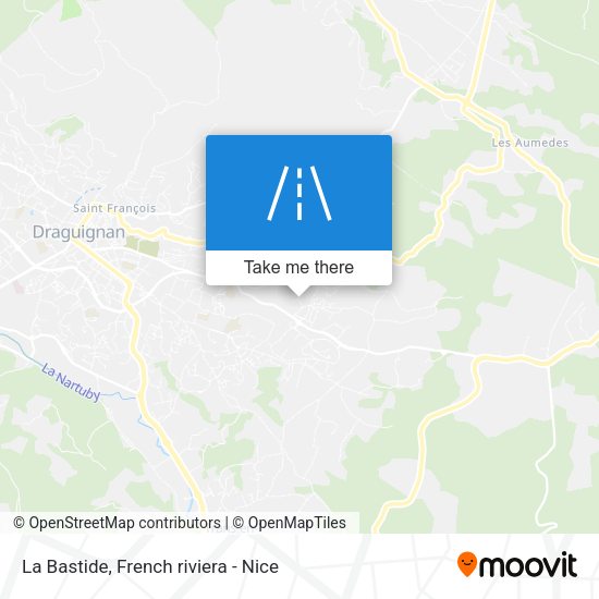 La Bastide map