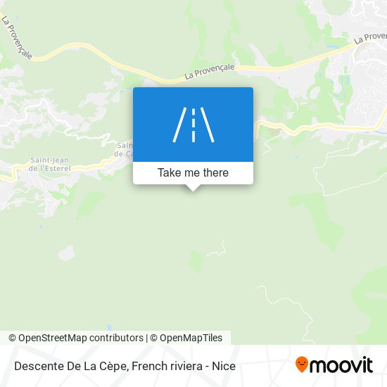 Descente De La Cèpe map