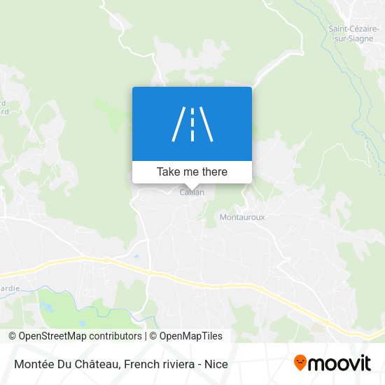 Montée Du Château map