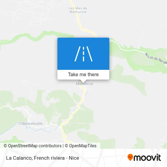 La Calanco map