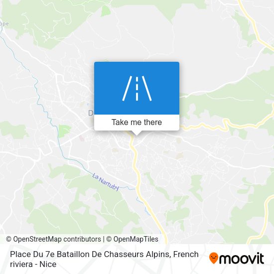 Place Du 7e Bataillon De Chasseurs Alpins map