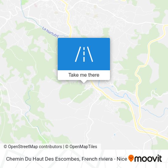 Chemin Du Haut Des Escombes map