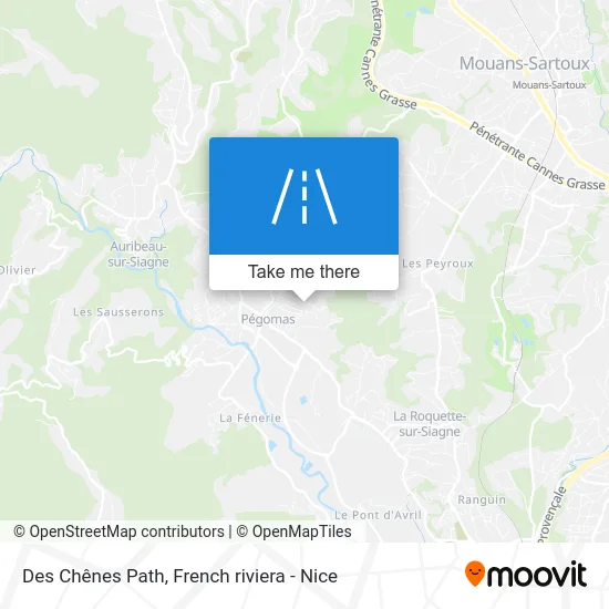 Chemin Des Chênes map