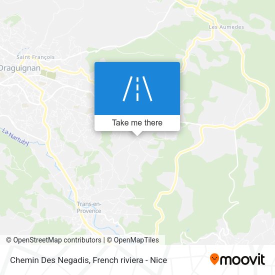 Chemin Des Negadis map