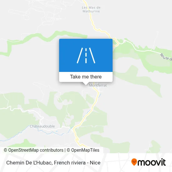 Chemin De L'Hubac map