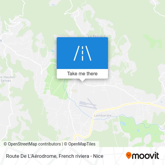 Route De L'Aérodrome map