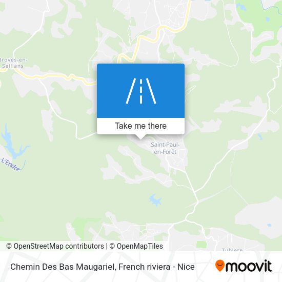 Chemin Des Bas Maugariel map