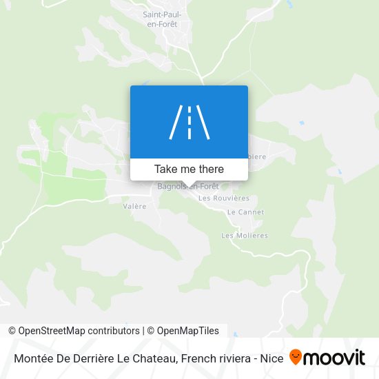 Montée De Derrière Le Chateau map