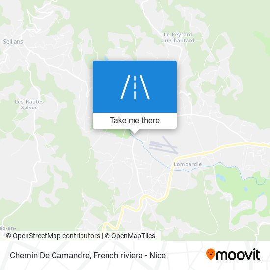 Chemin De Camandre map