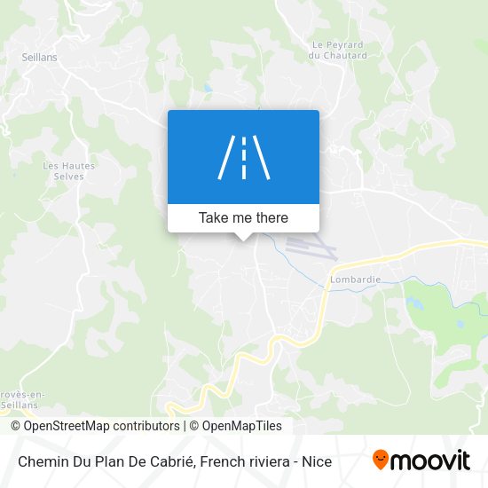 Chemin Du Plan De Cabrié map