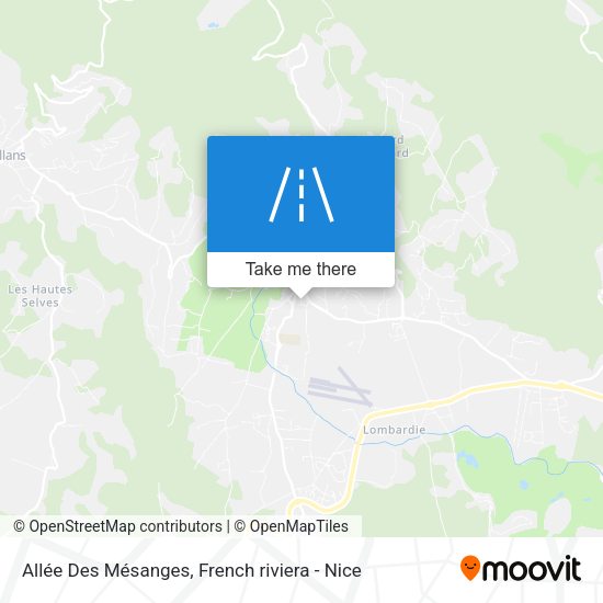 Allée Des Mésanges map