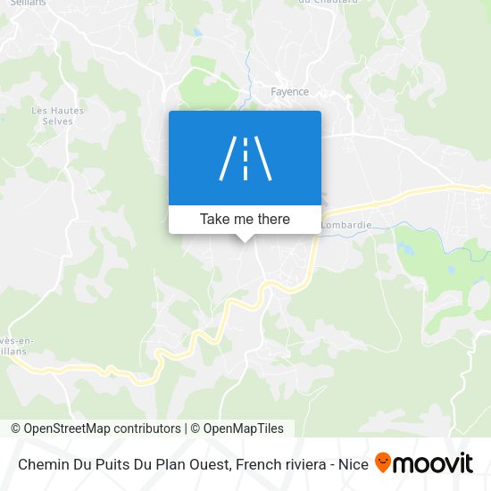 Chemin Du Puits Du Plan Ouest map