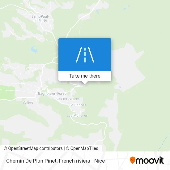 Chemin De Plan Pinet map