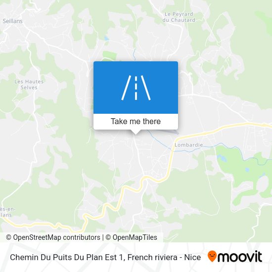 Chemin Du Puits Du Plan Est 1 map