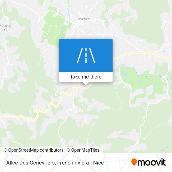 Allée Des Genévriers map