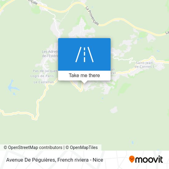 Avenue De Péguières map