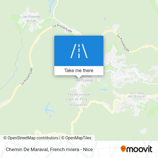 Chemin De Maraval map