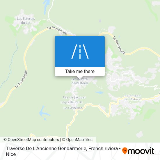 Traverse De L'Ancienne Gendarmerie map