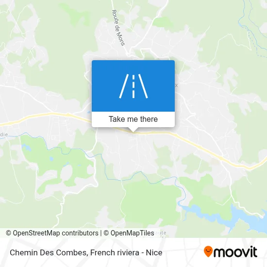 Chemin Des Combes map