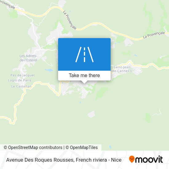 Avenue Des Roques Rousses map