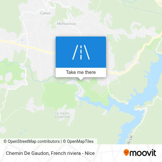 Chemin De Gaudon map