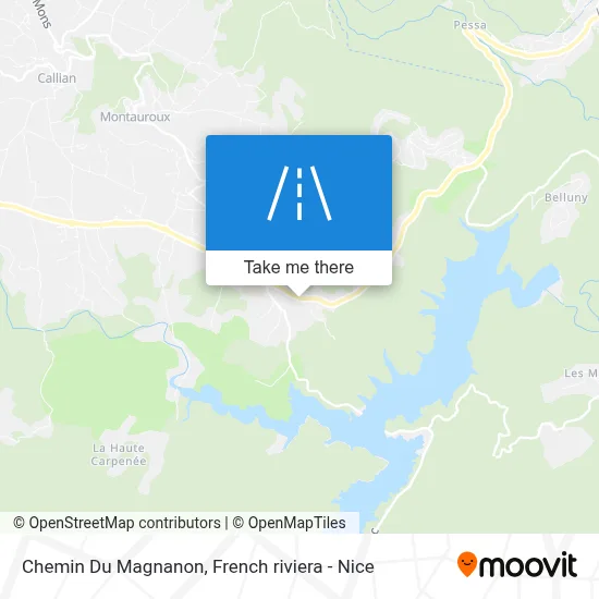 Chemin Du Magnanon map