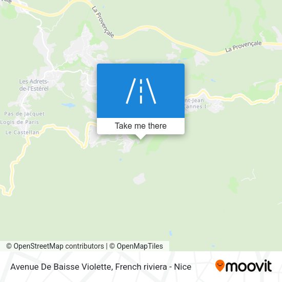 Avenue De Baisse Violette map
