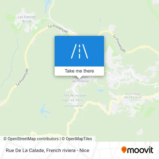 Rue De La Calade map