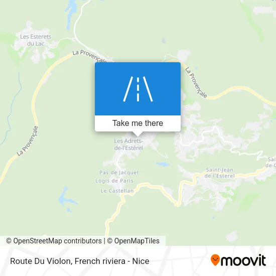Route Du Violon map
