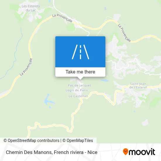 Chemin Des Manons map
