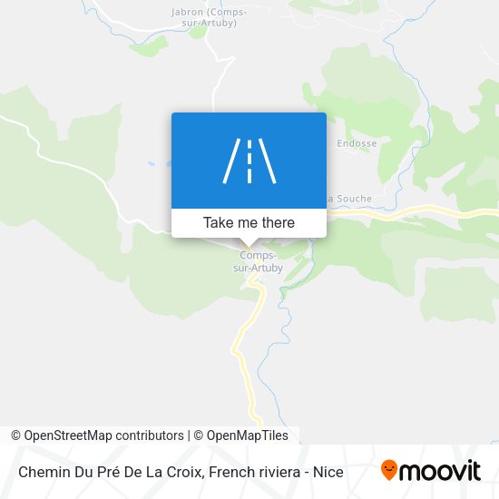 Chemin Du Pré De La Croix map