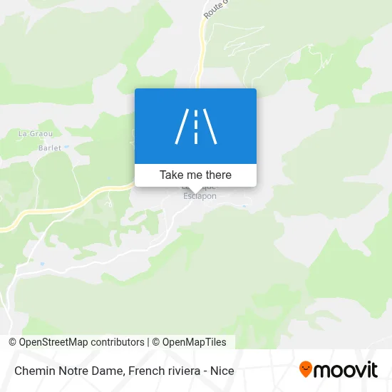 Chemin Notre Dame map