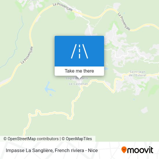 Impasse La Sanglière map