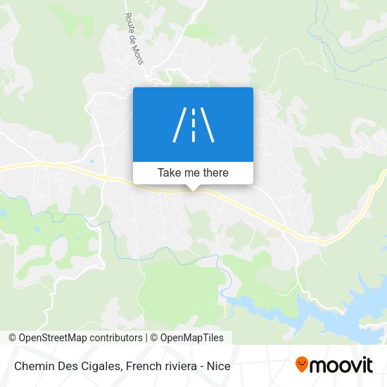 Chemin Des Cigales map