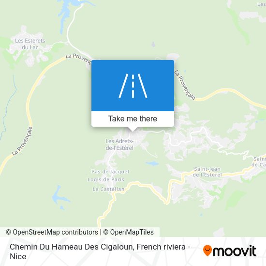 Chemin Du Hameau Des Cigaloun map