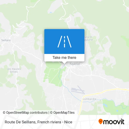 Route De Seillans map