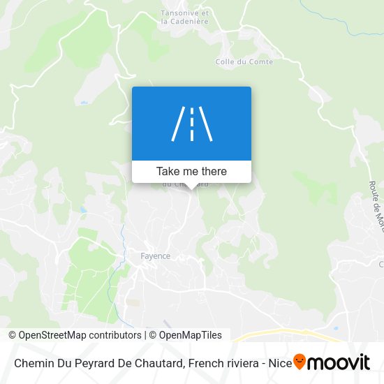 Chemin Du Peyrard De Chautard map