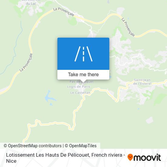 Lotissement Les Hauts De Pélicouet map