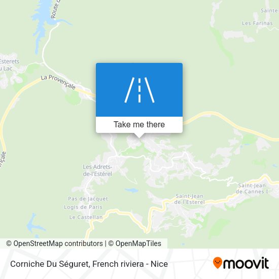 Corniche Du Séguret map